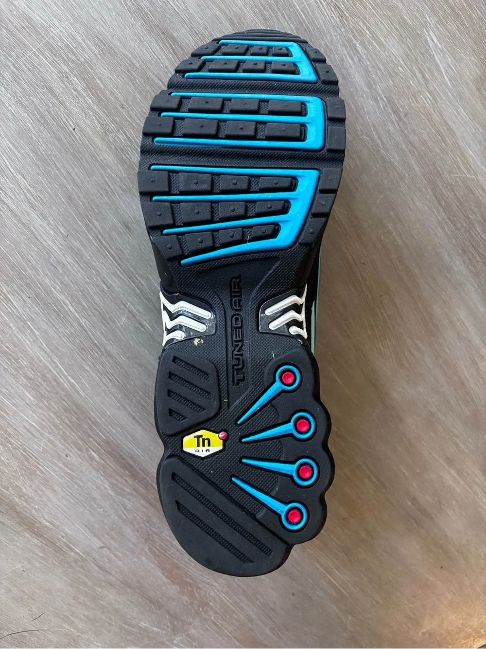 Nike Men's Air Max Plus TN Athletic Shoes - Bright Blue/Black